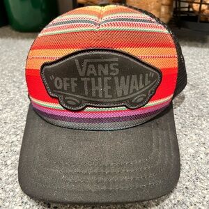 Vans Adjustable Multicolor Trucker Hat